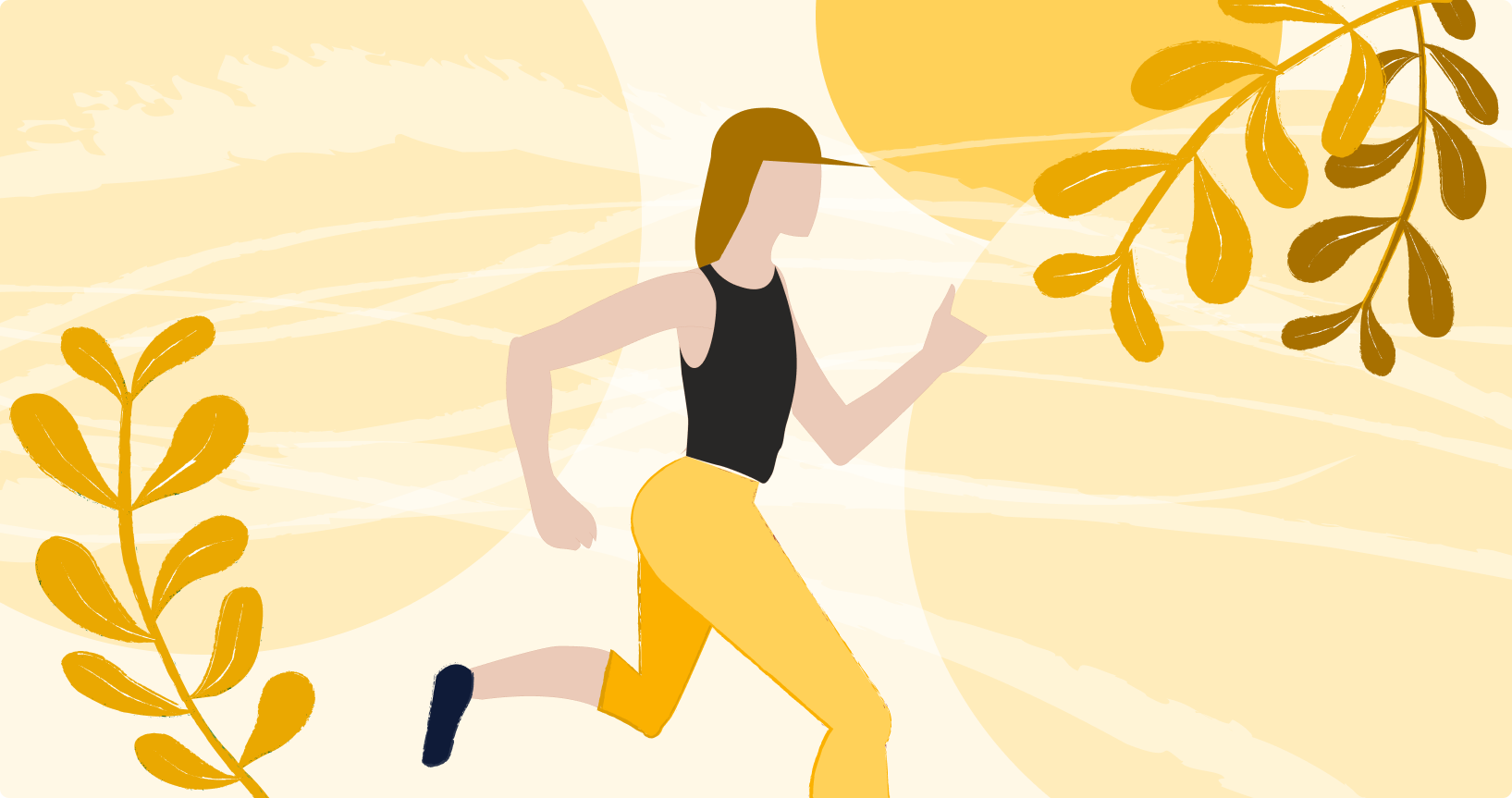 woman running