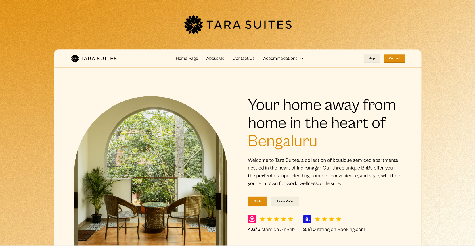 Tara Suites — Boutique serviced apartments