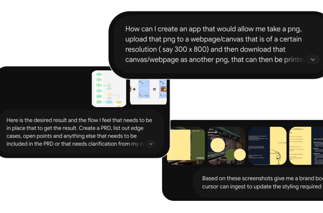 Gemini-assisted PRD and brand exploration for the Yess Chef memento app
