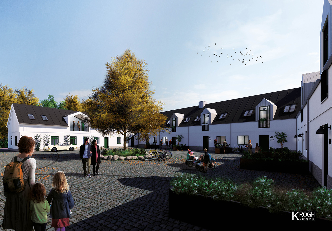Lille bygaden - gårdmiljø