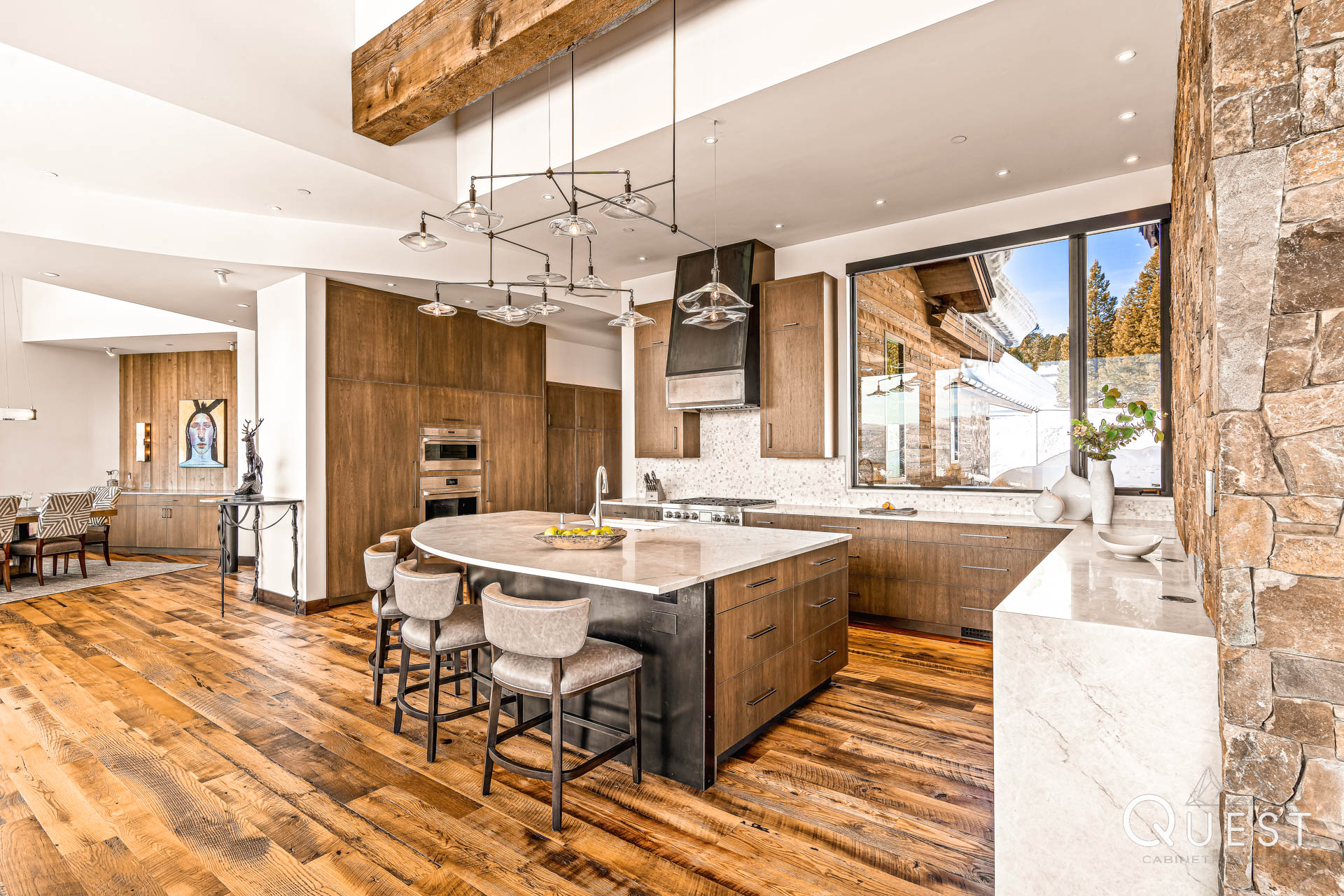 Mountain modern cabinetry
