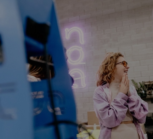 NOA Serigrafica Studio featuring Erica, the company Owner and Leader