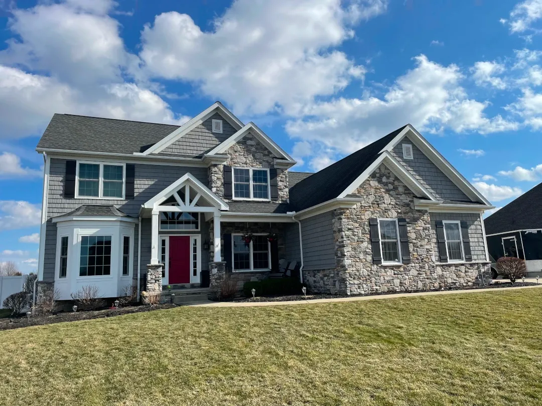 modern home with new windows across all sides