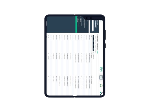 mockup tablette application symalean