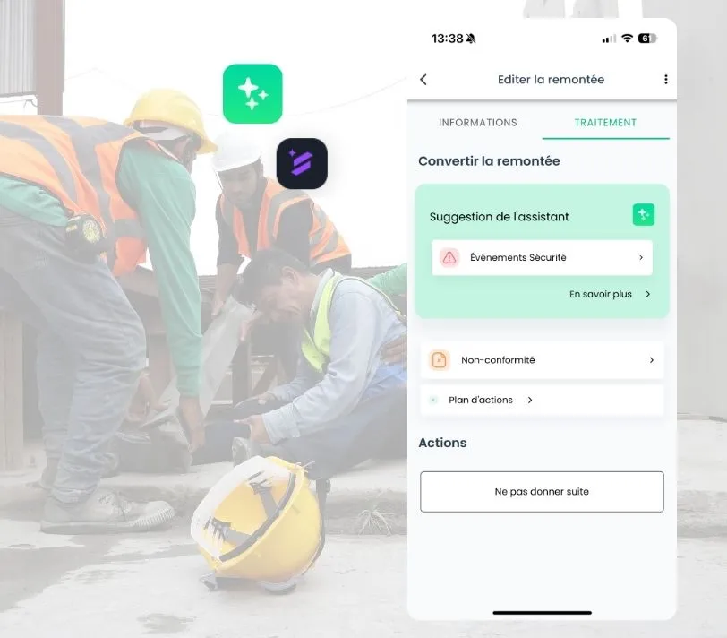 SYMAi analyse qhse remontées terrain