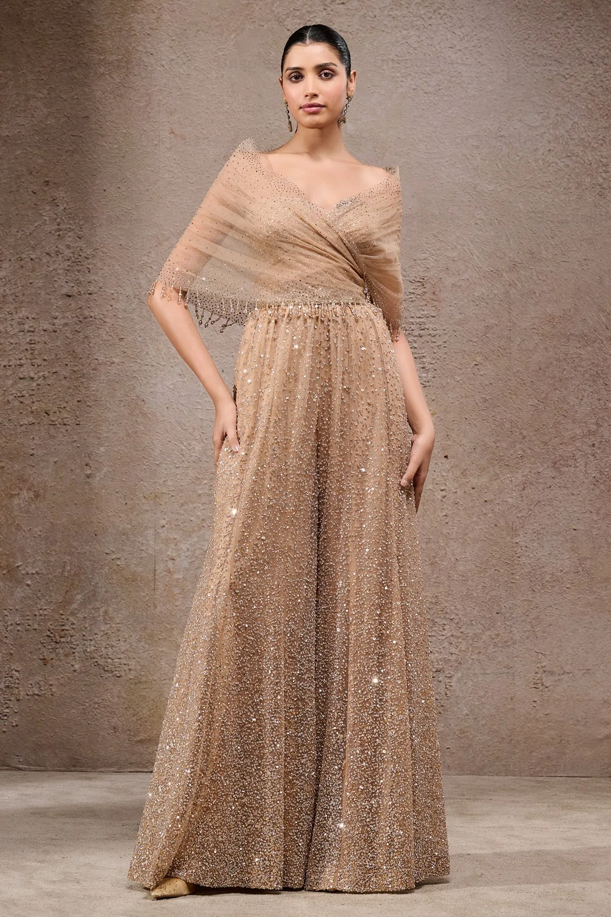 Champagne Gold Sequin Suit