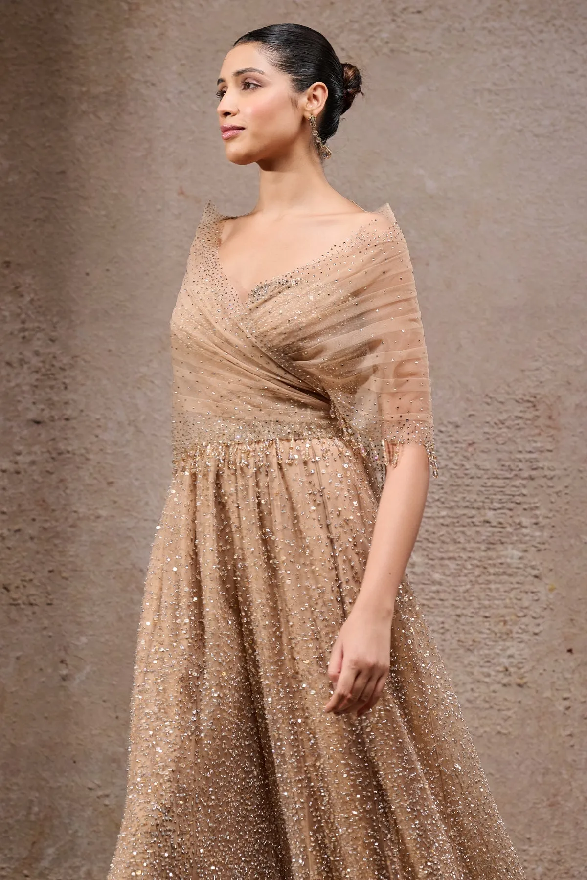 Champagne Gold Sequin Suit