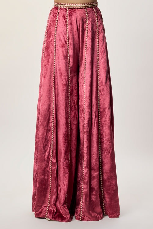 Rosewood Gown with Embellished Heritage Bodice