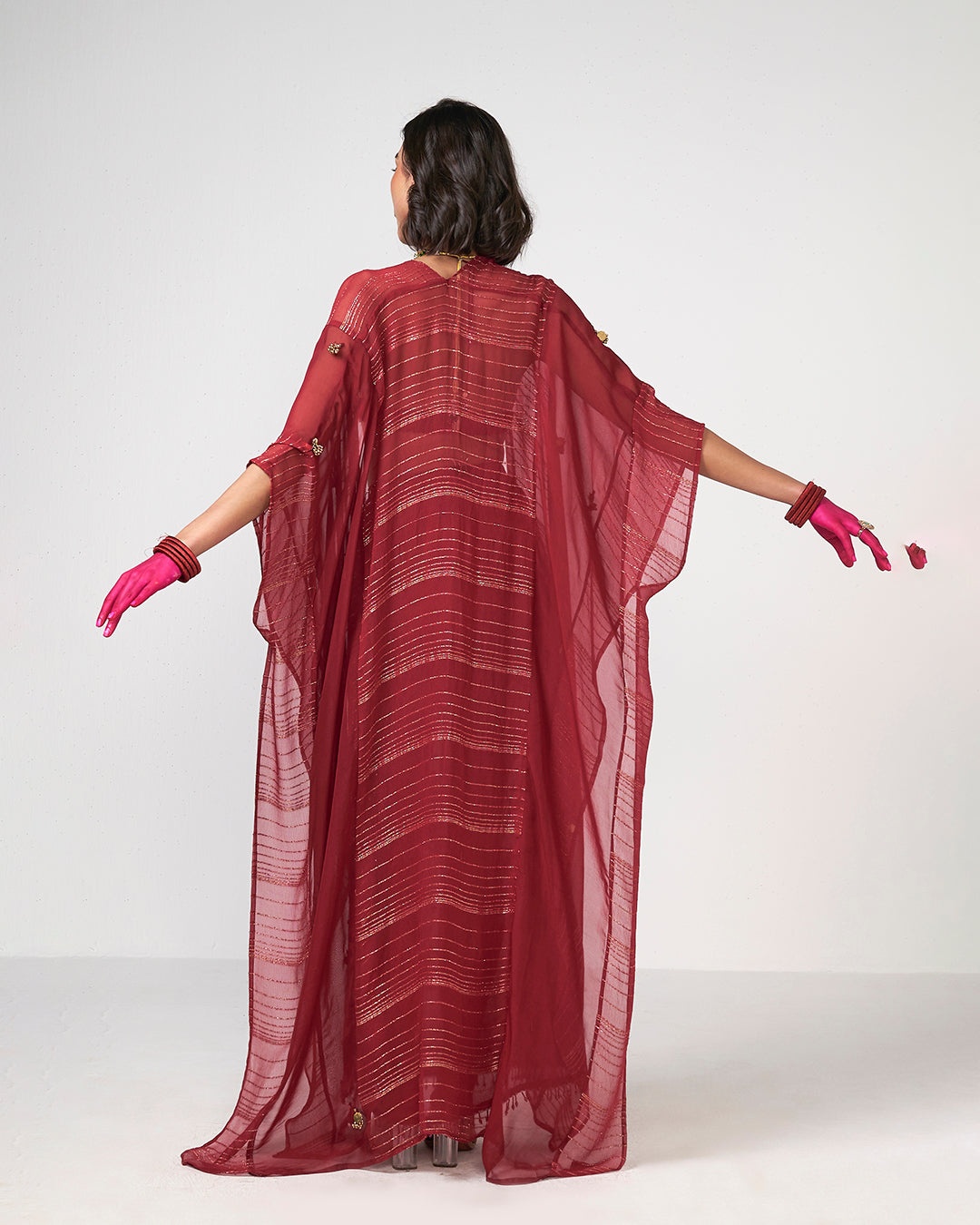 Crimson Couture Embellished Statement Set