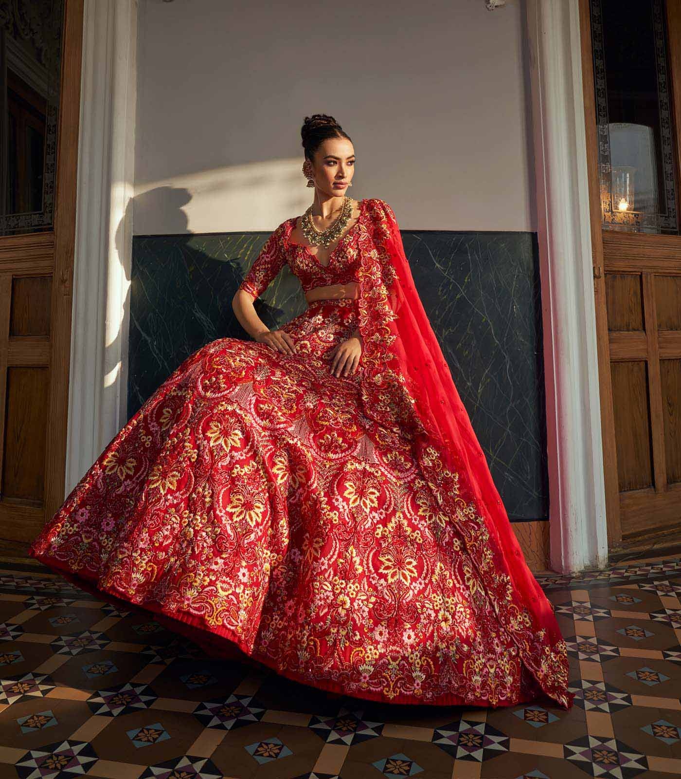 Crimson Royale Bridal Lehenga