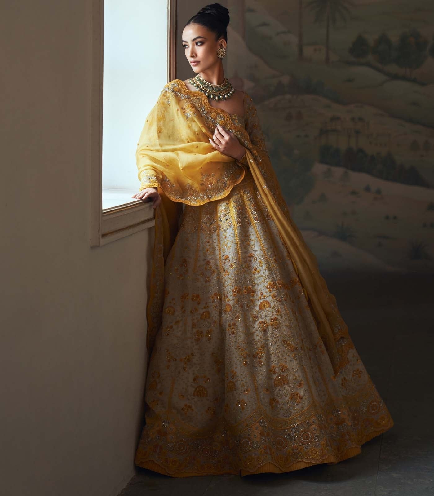 Marigold Radiance Bridal Lehenga