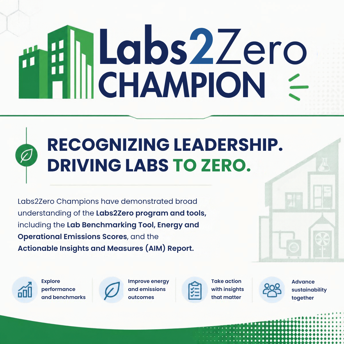 Labs2Zero Champion!