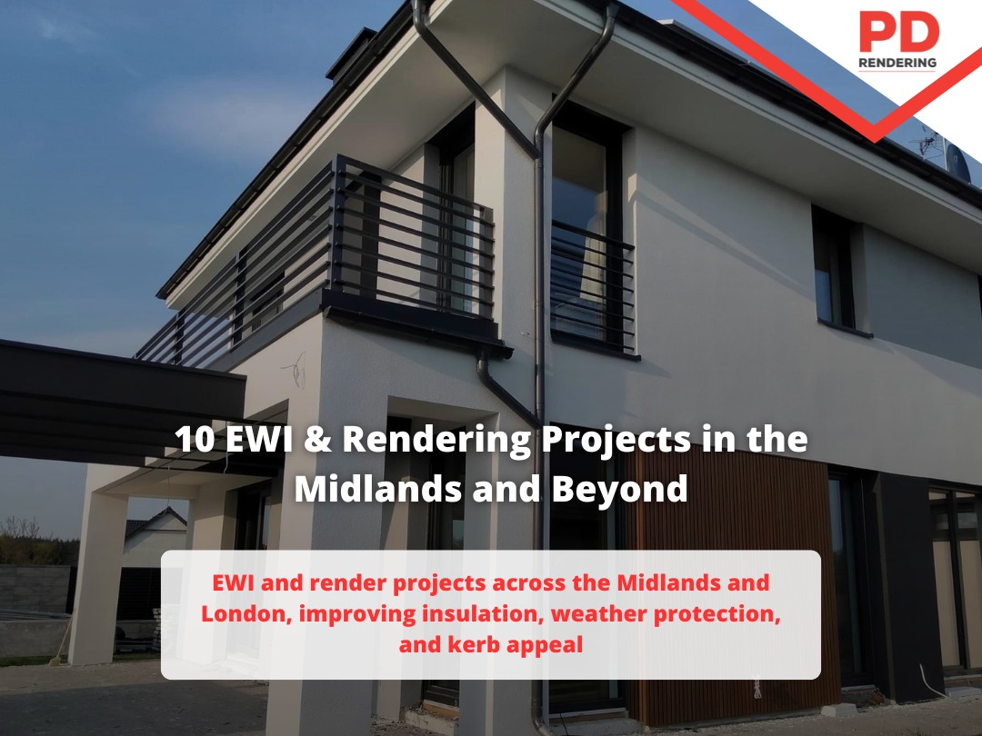 10 EWI & Rendering Projects in the Midlands and Beyond