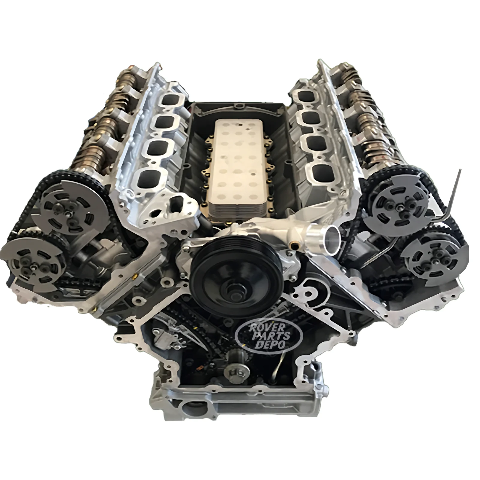Jaguar XJ, XF, XJR, and F-Type 5.0L Supercharged Engine AJ813973 – in-house remanufactured short block engine from Rover Parts Depo