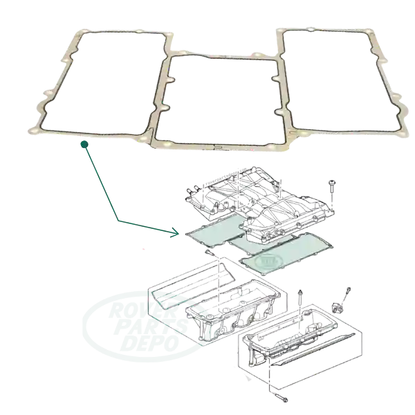  LR011343, 2010 & Up Air Intake Manifold Gasket for Jaguar and Land Rover Engines