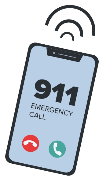 call 911 after a motorcycle accident