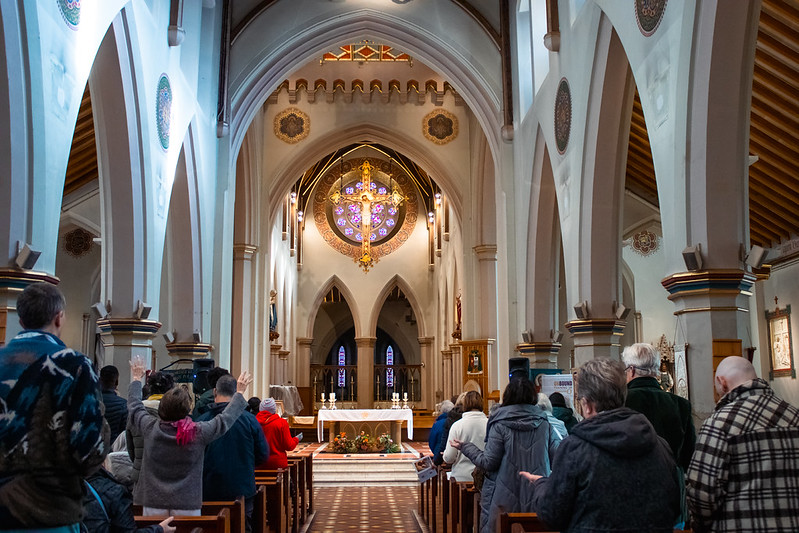 Lay people and clergy across the Diocese of Nottingham, experienced a momentous day of healing