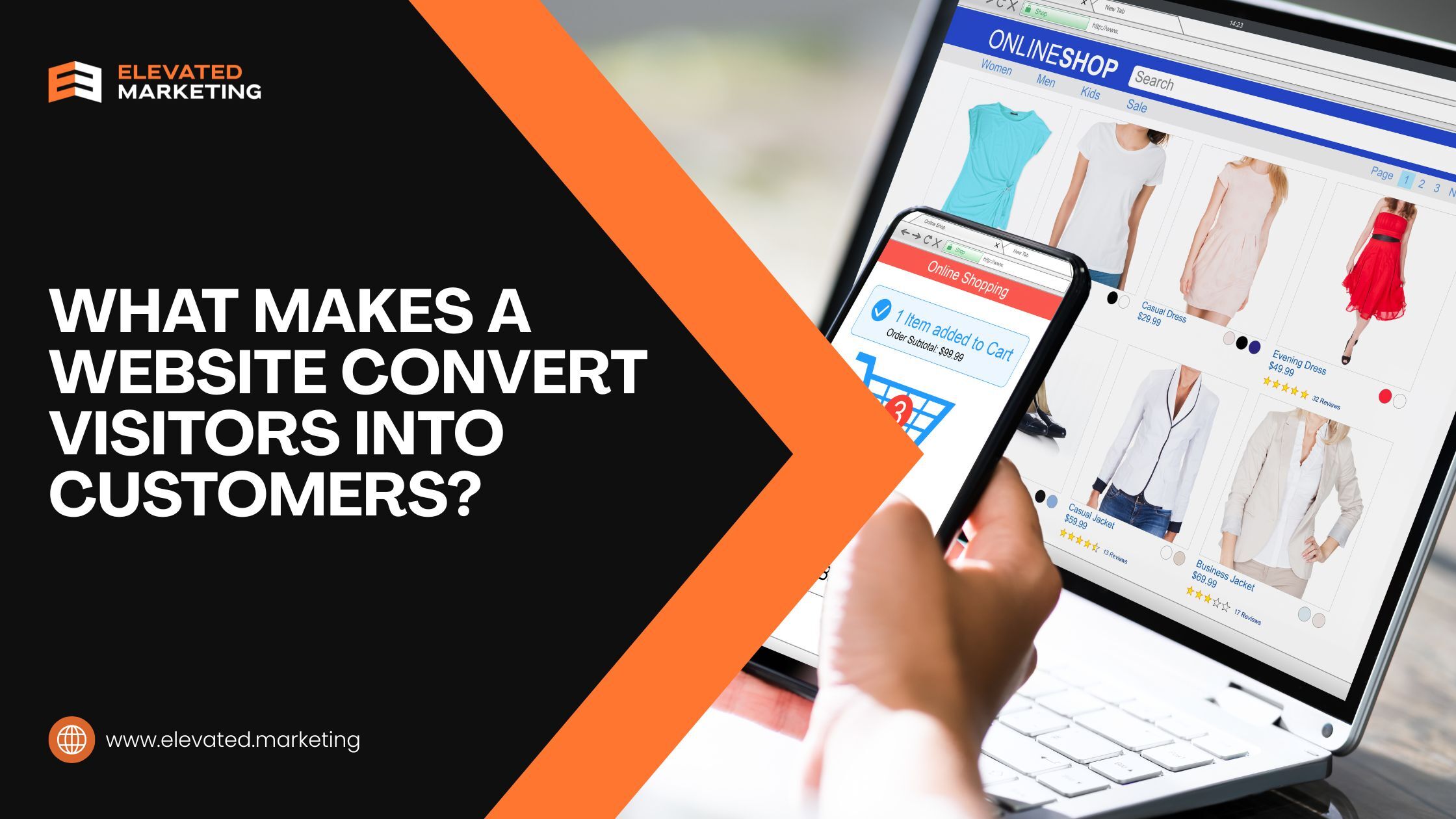 What Makes a Website Convert Visitors Into Customers?