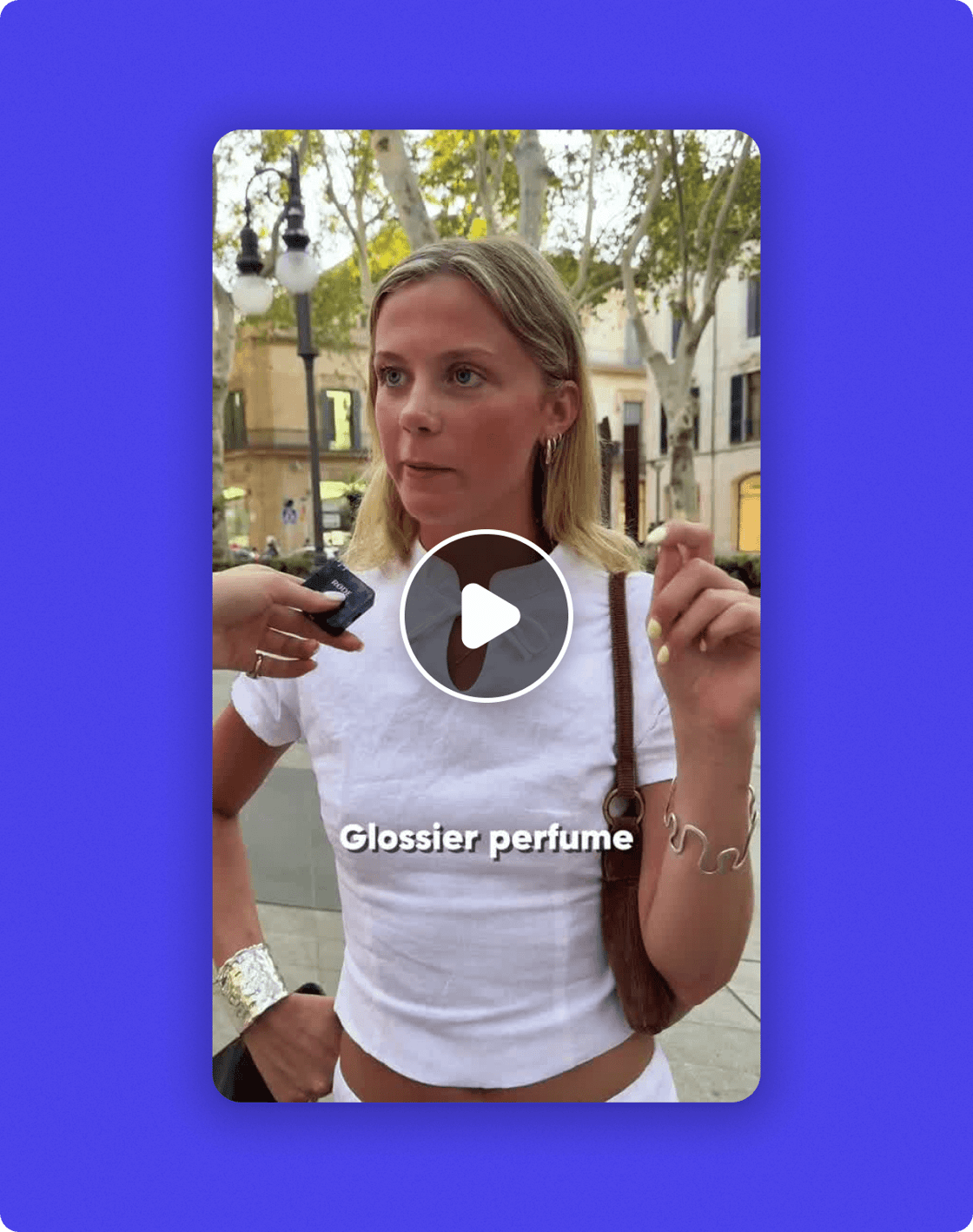 glossier street interview ad