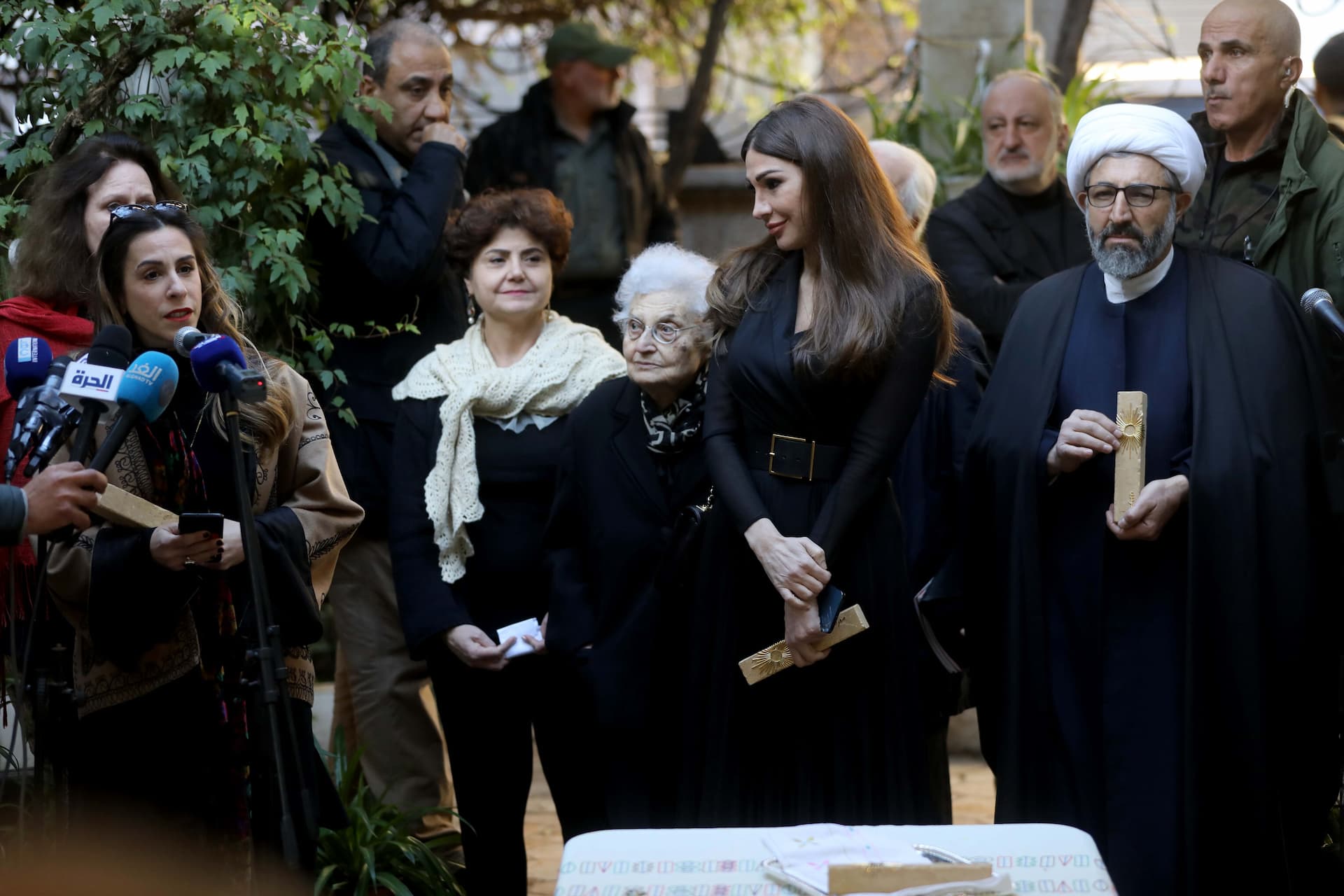 Image of Rasha with the Ghar Prize winners of 2023