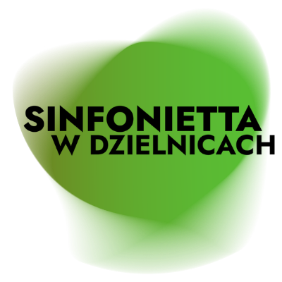 Logotyp cyklu Sinfonietta w Dzielnicach.