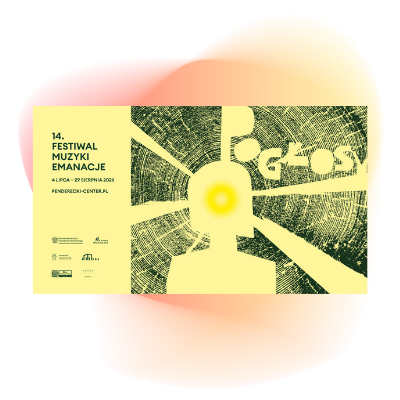 Logotype of 14th Emanacje Music Festival: “Echoes”.