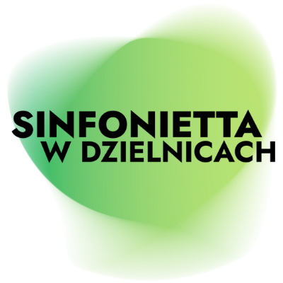 Logotyp cyklu koncertowego Sinfonietta w Dzielnicach.