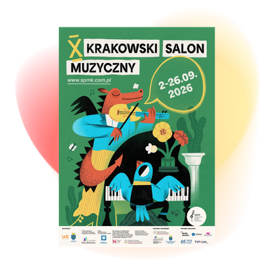 Plakat Festiwalu Krakowski Salon Muzyczny