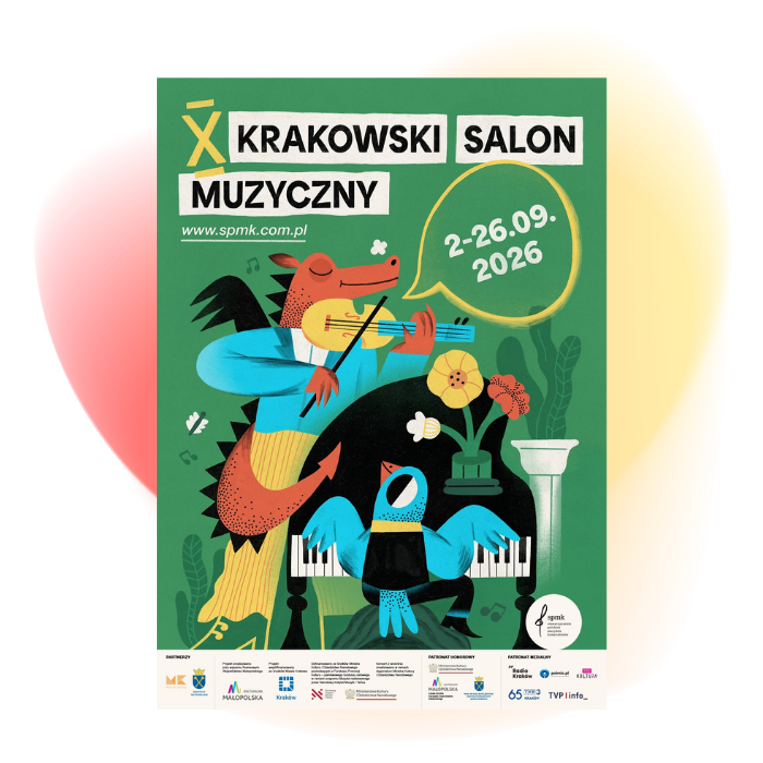Plakat Festiwalu Krakowski Salon Muzyczny