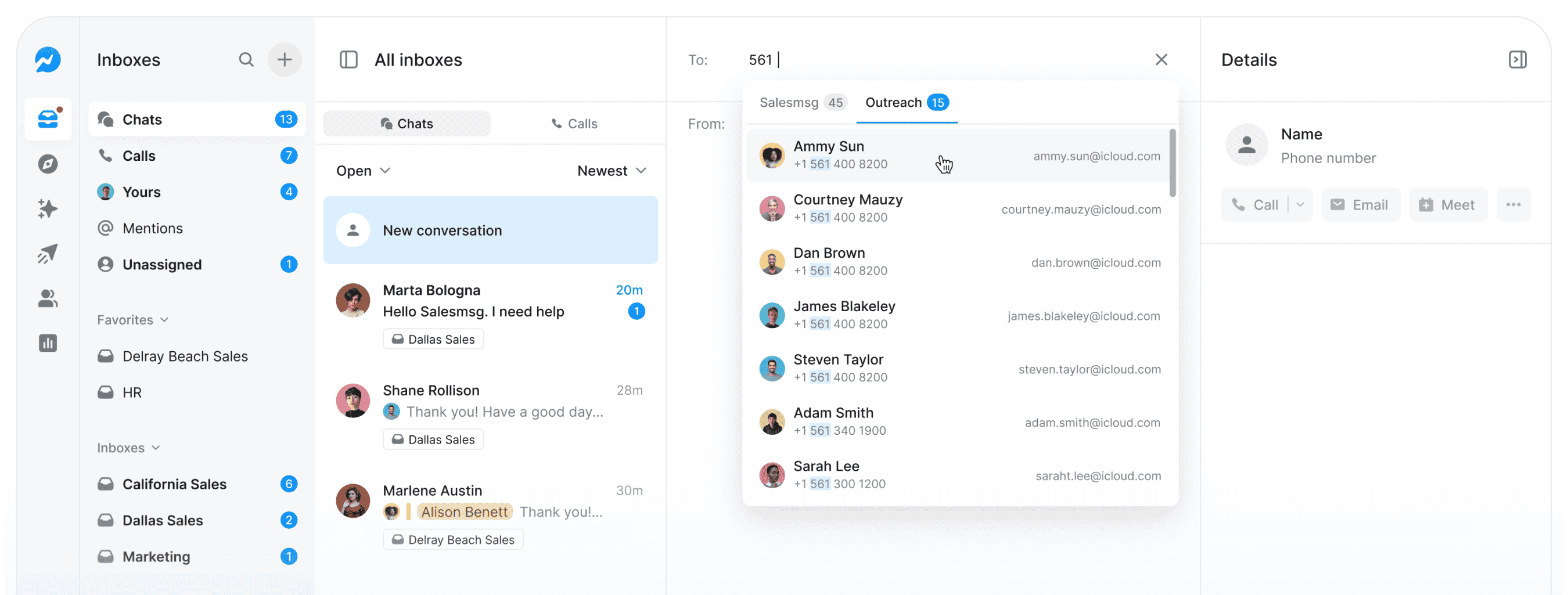 Send SMS Messages Directly to Outreach Contacts with Salesmsg's Native Integration image