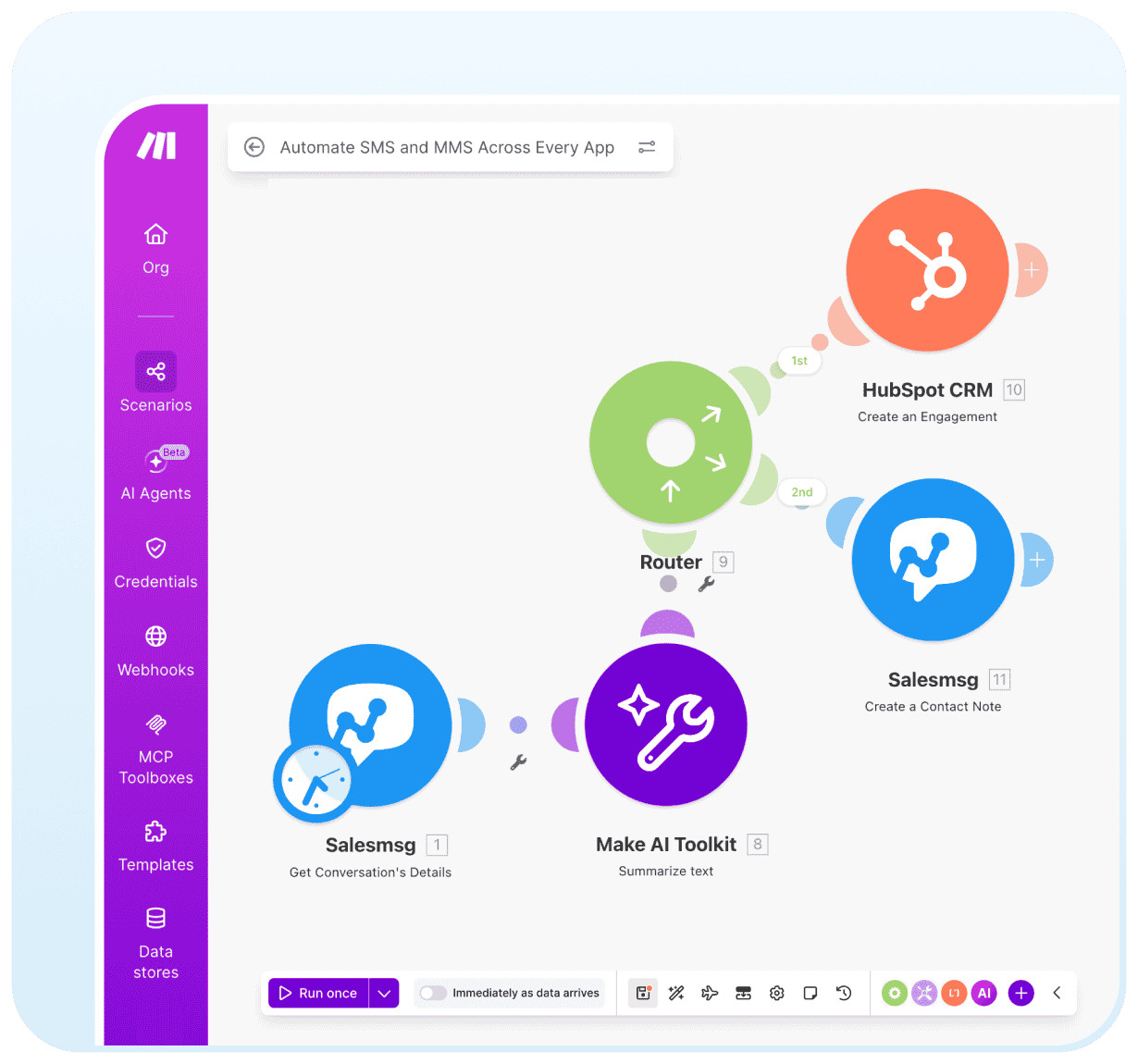 Automate SMS and MMS Across Every App image