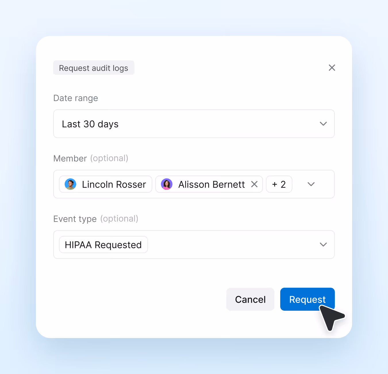 image of how to pull audit logs on salesmsg platform
