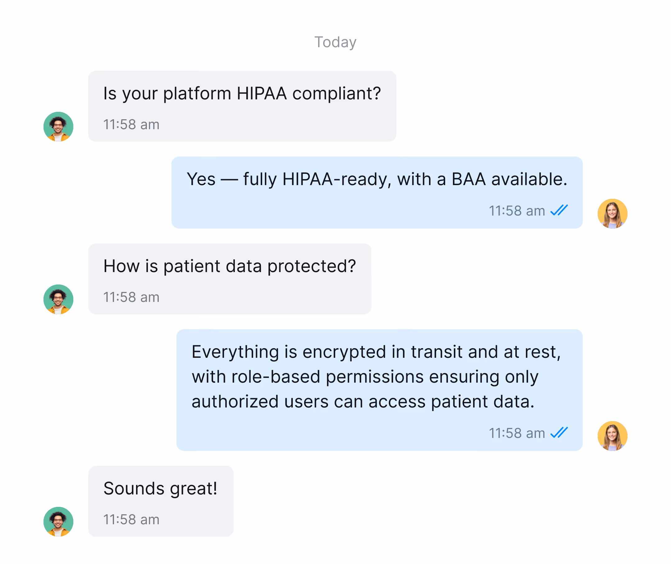 image of hipaa compliant texting