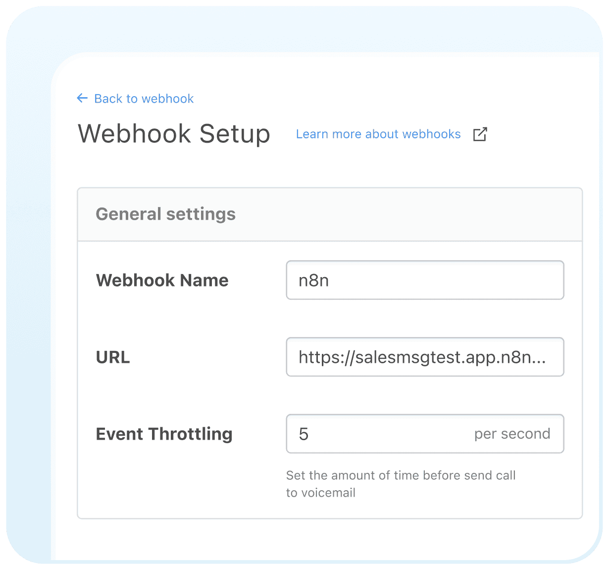 Configure Custom Webhook Workflows image