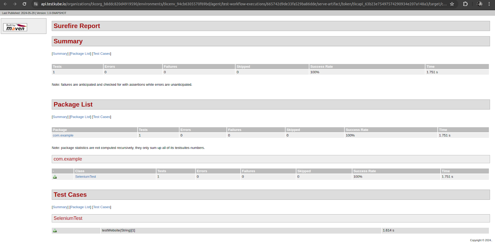 Maven Screen