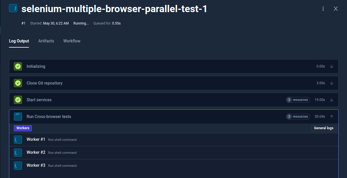 multiple browser parallel test