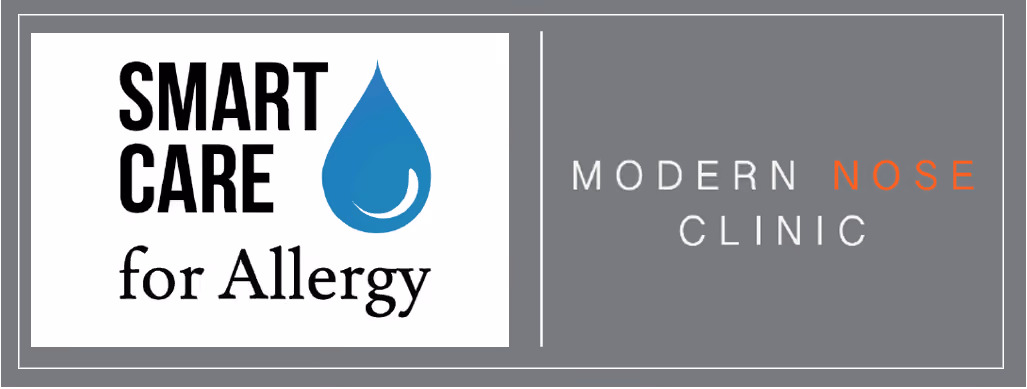 SMART CARE for Allergy and Modern Nose Clinic co-branding logo