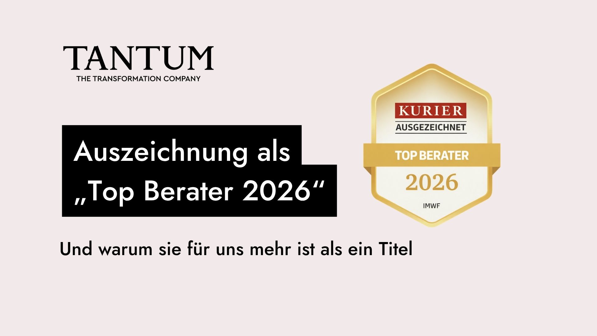  Auszeichnung als „Top Berater 2026“ – und warum sie für uns mehr ist als ein Titel