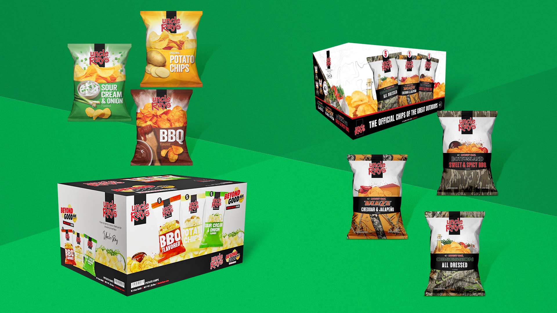 Multi Packs made by Uncle Rays Chips