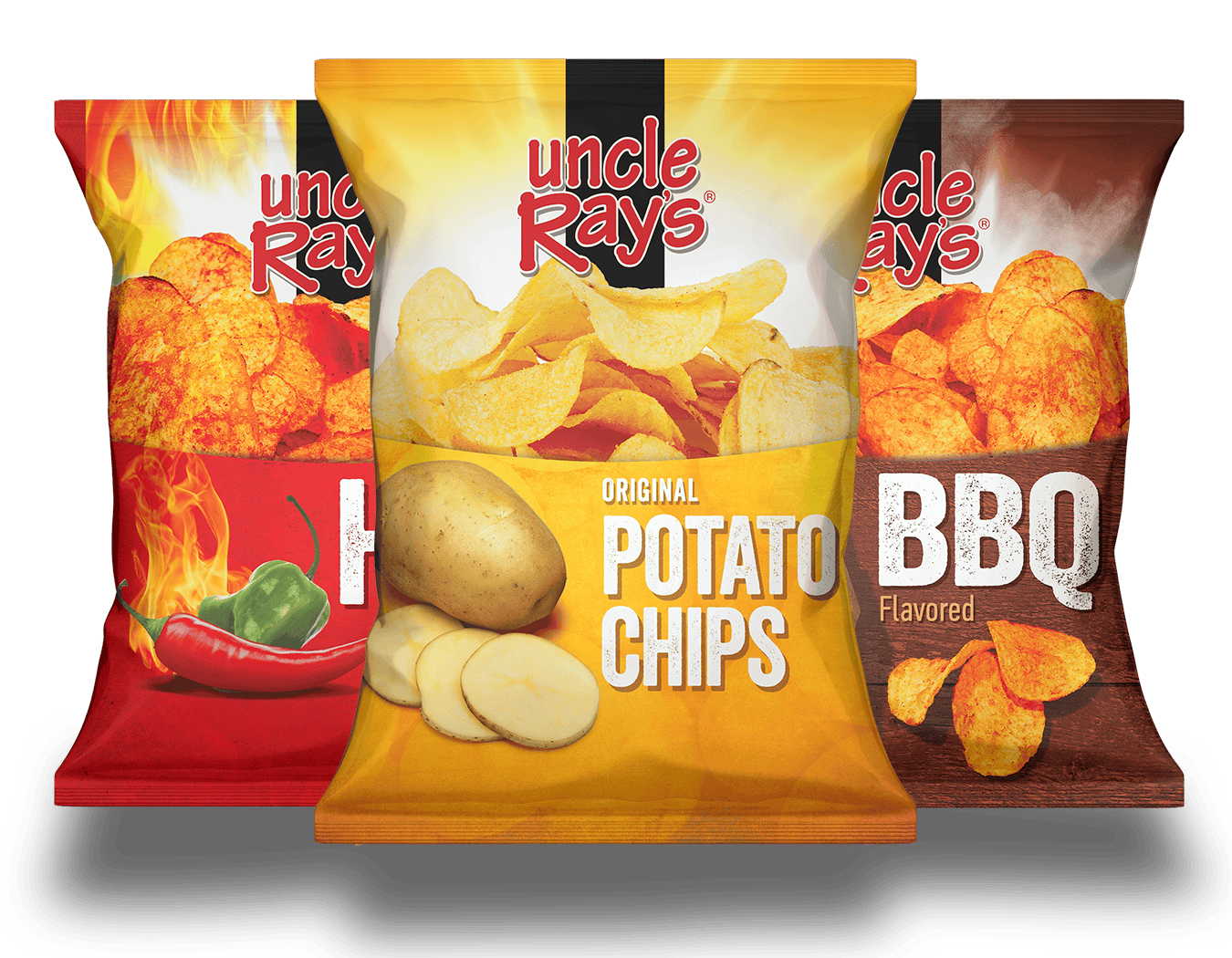 Assorted Bags of Potato Chips by Uncle Ray's
