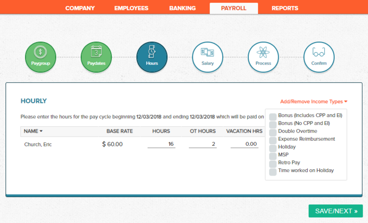 Wagepoint Pay Hourly Employees