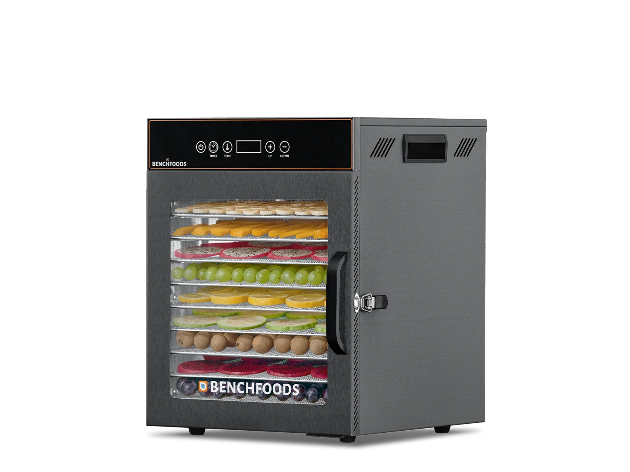 1 Zone / 10 Tray / 6.5 sq.ft Tray Area / Black Stainless Steel  