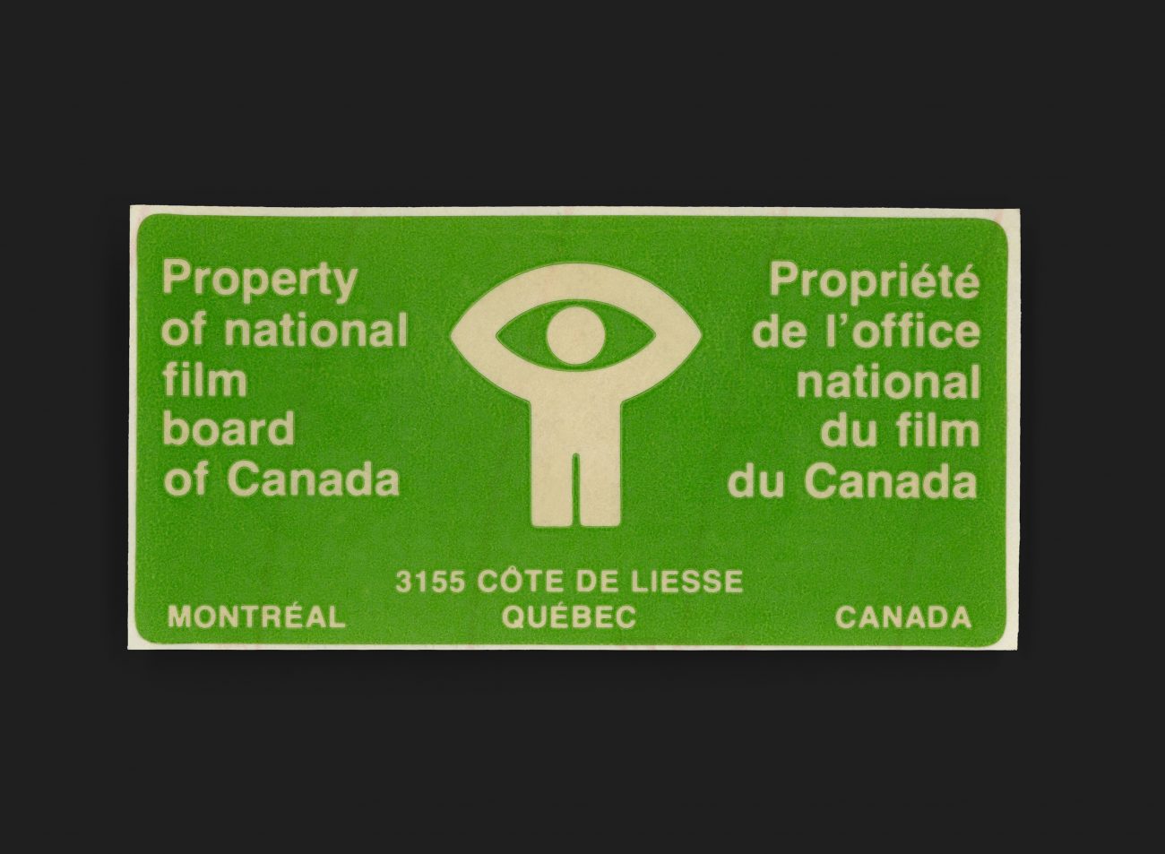 the brilliant logo for the national film board of Canada
