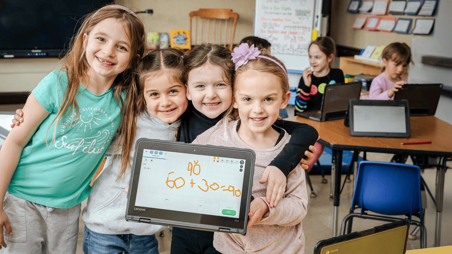 MagmaMath is the K-12 math platform teachers trust. Students solve problems by hand on any device while teachers get live insight into every answer.

math platform for schools, K-6 math software, elementary math practice app, handwriting math app, K-12