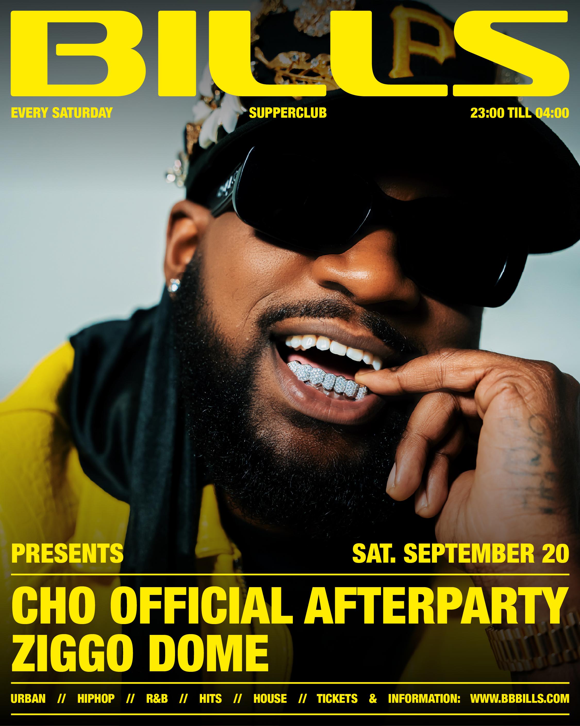 Bills Bills Bills presents CHO Official Afterparty at Supperclub
