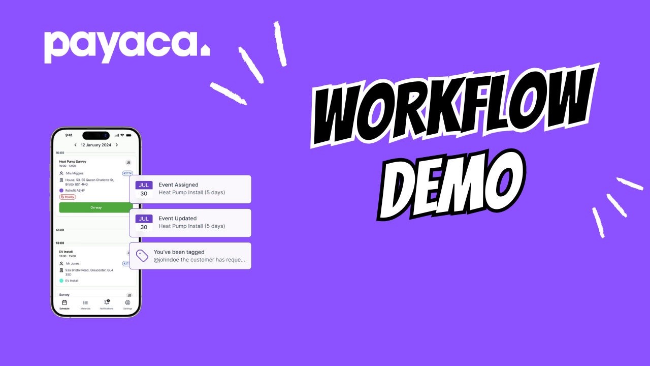 Payaca website integration and field survey workflow