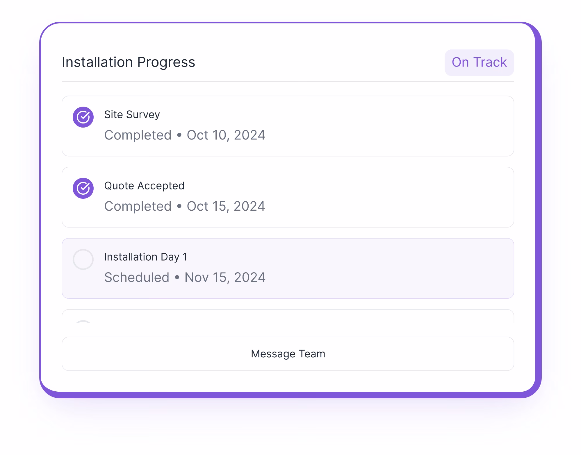Customer portal integrations and use cases screenshot