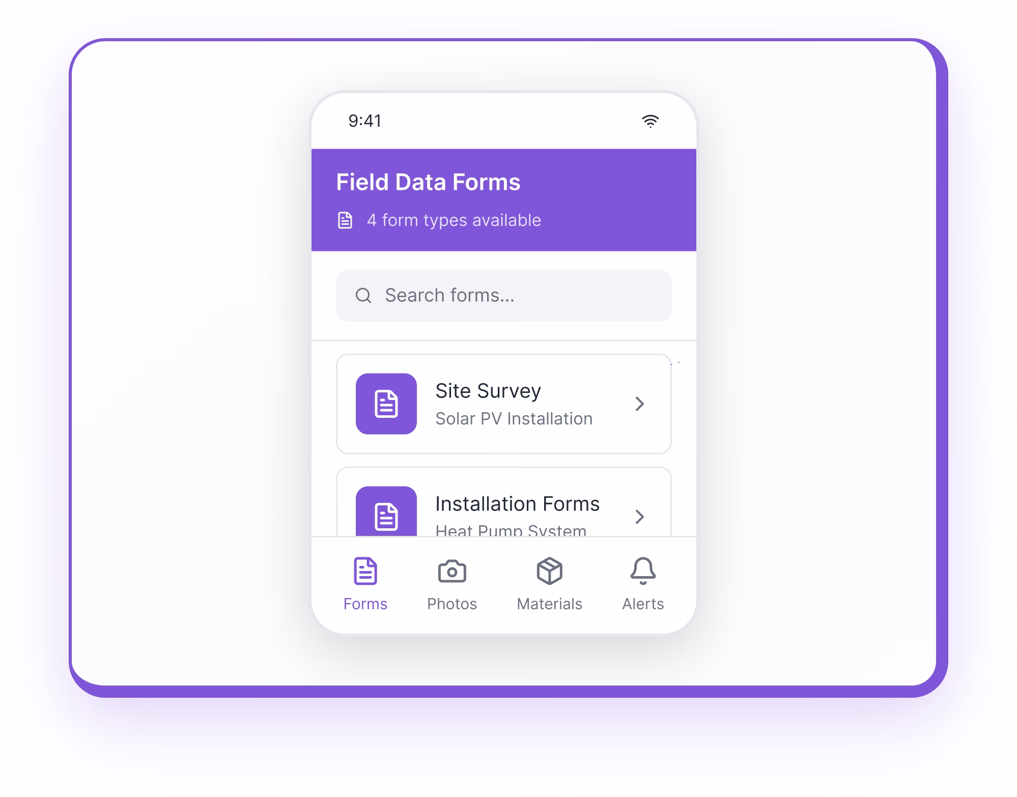 Field data collection - Overview dashboard and key features