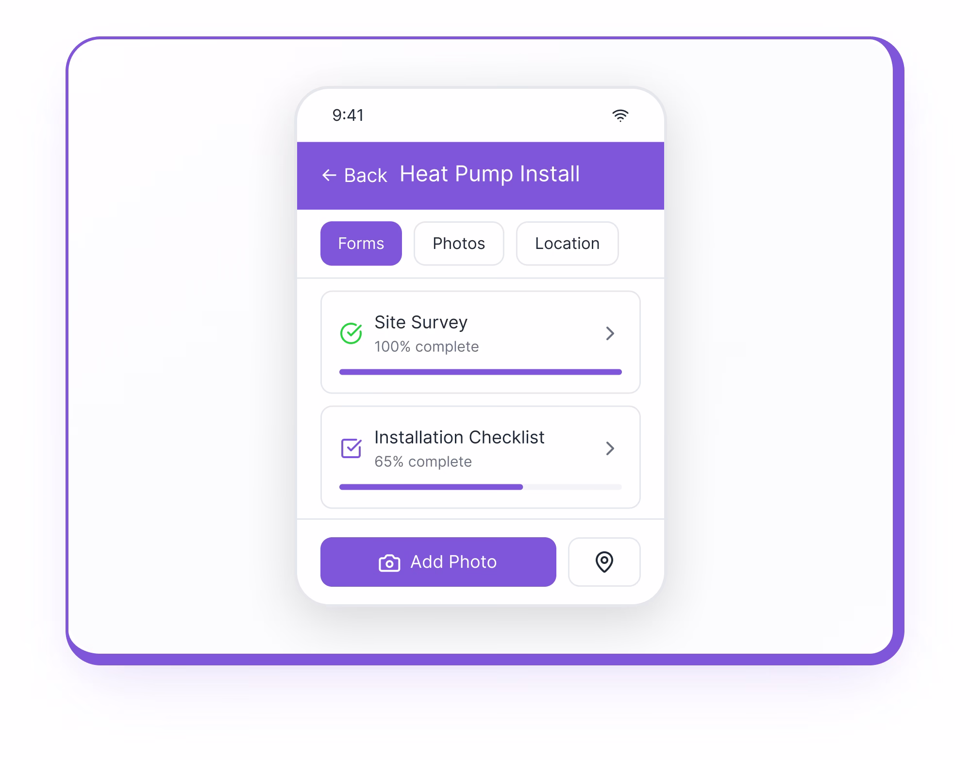 Mobile app additional capabilities screenshot