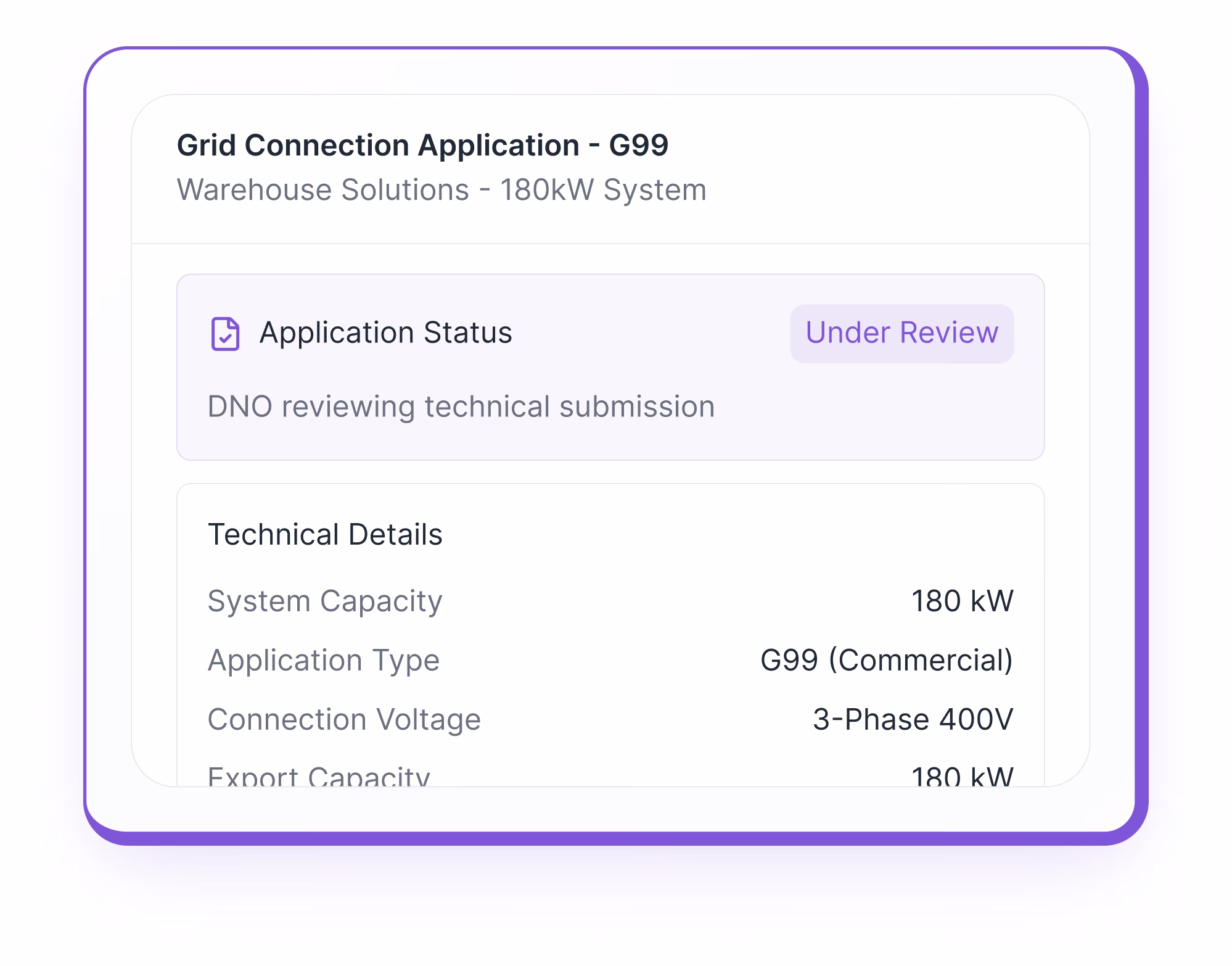 Commercial solar installers additional capabilities screenshot